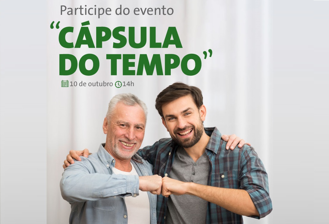 Read more about the article Participe do nosso encontro “Cápsula do Tempo” no dia 10 de outubro